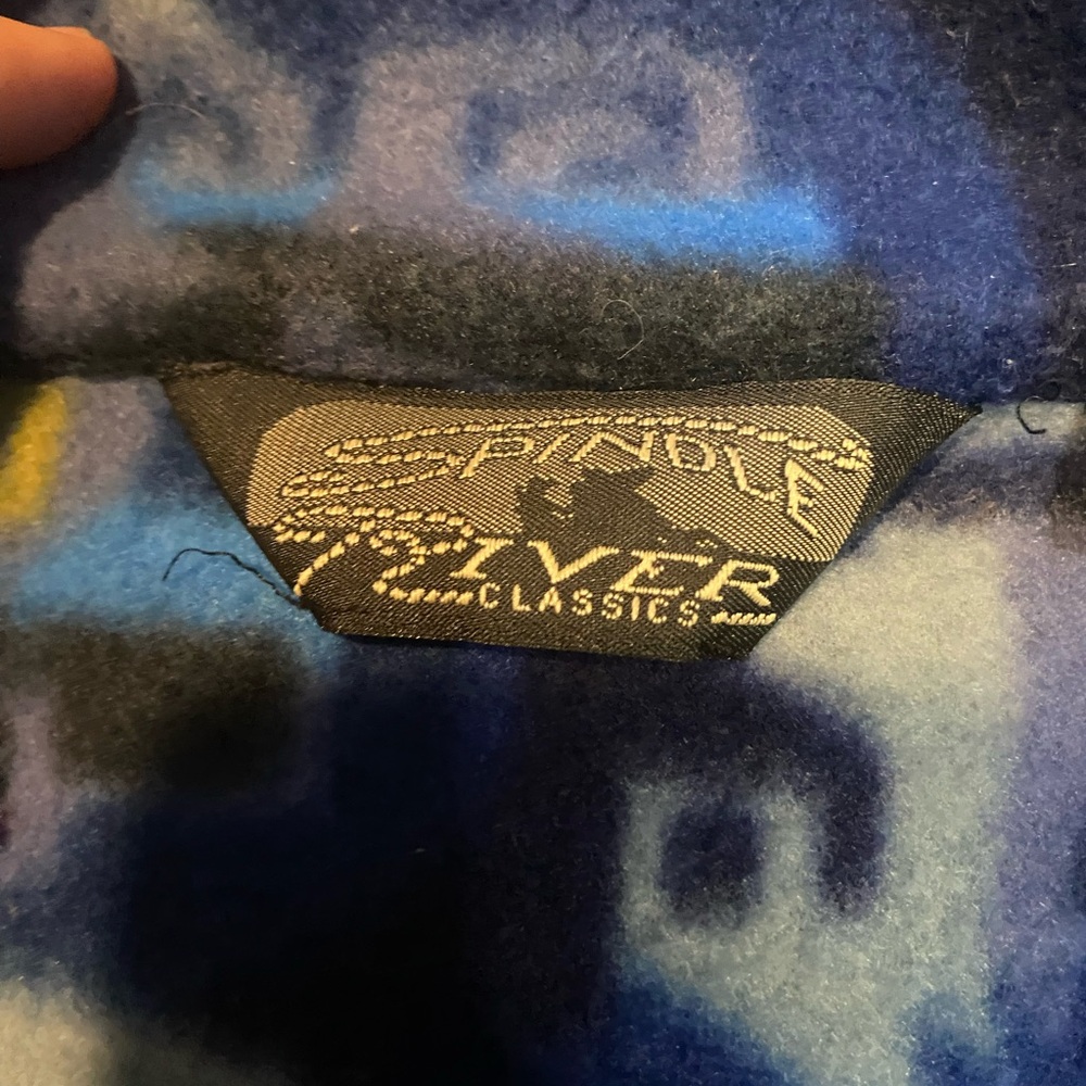 Pendleton Blue and Gray Patterned Teddy Jacket - image 2